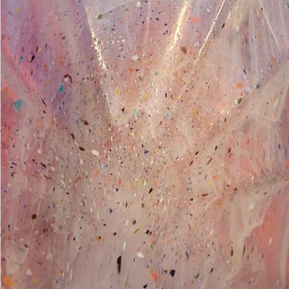 MURANO WHITE SWIRL ART GLASS OVAL BOWL SCALLOPED EDGE GROUND BOTTOM NEW - Picture 6 of 7